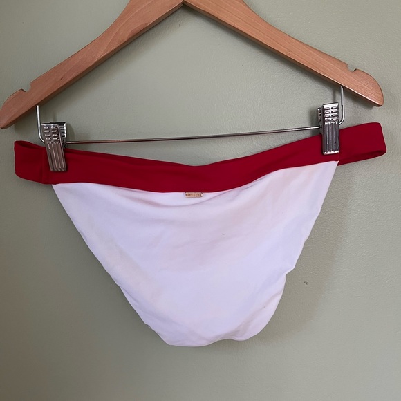 Hollister Womens Medium New With Tag Red and White Bikini Bottoms - Picture 5 of 5